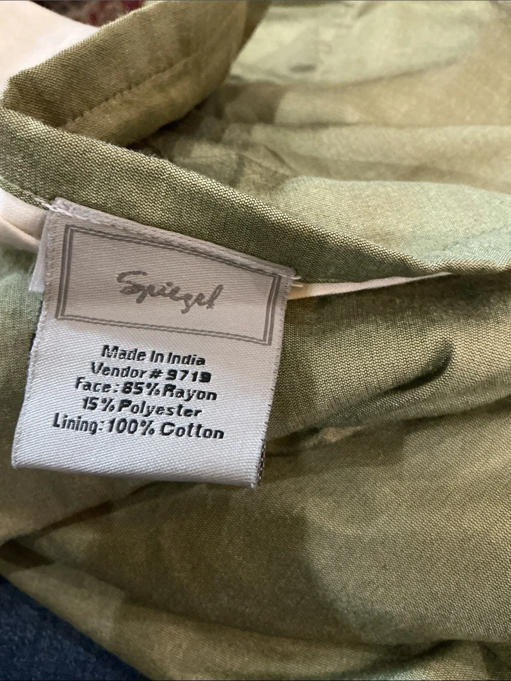 Bundle/pair of two(2) Spiegel Light Green Curtains Drapes